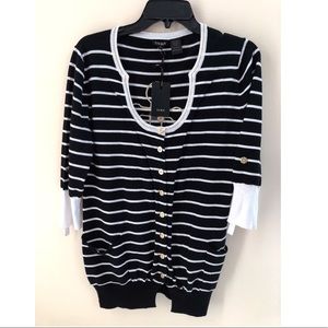 🖤 Black and White Stripped Cardigan 🖤